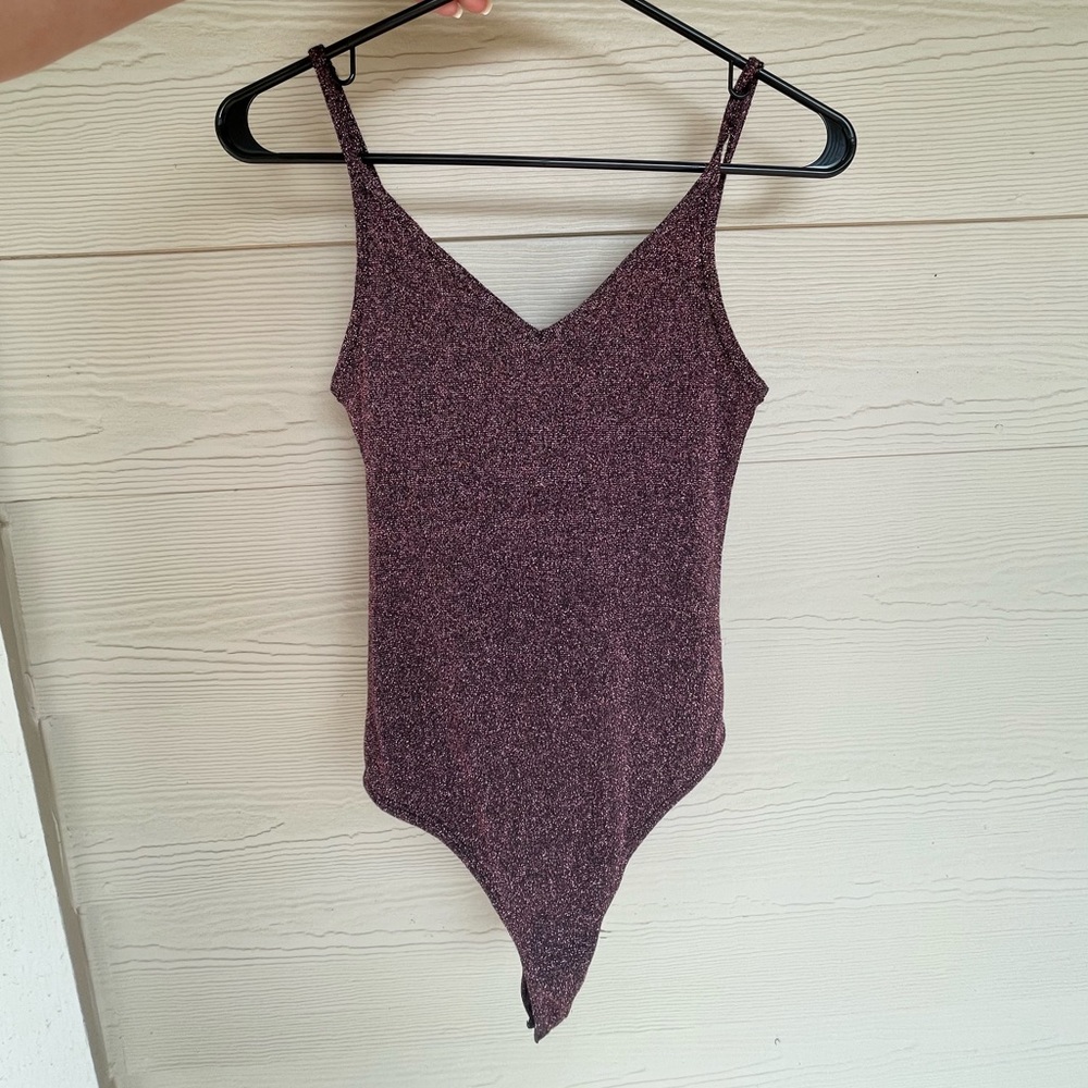 Top shop shimmer body suit